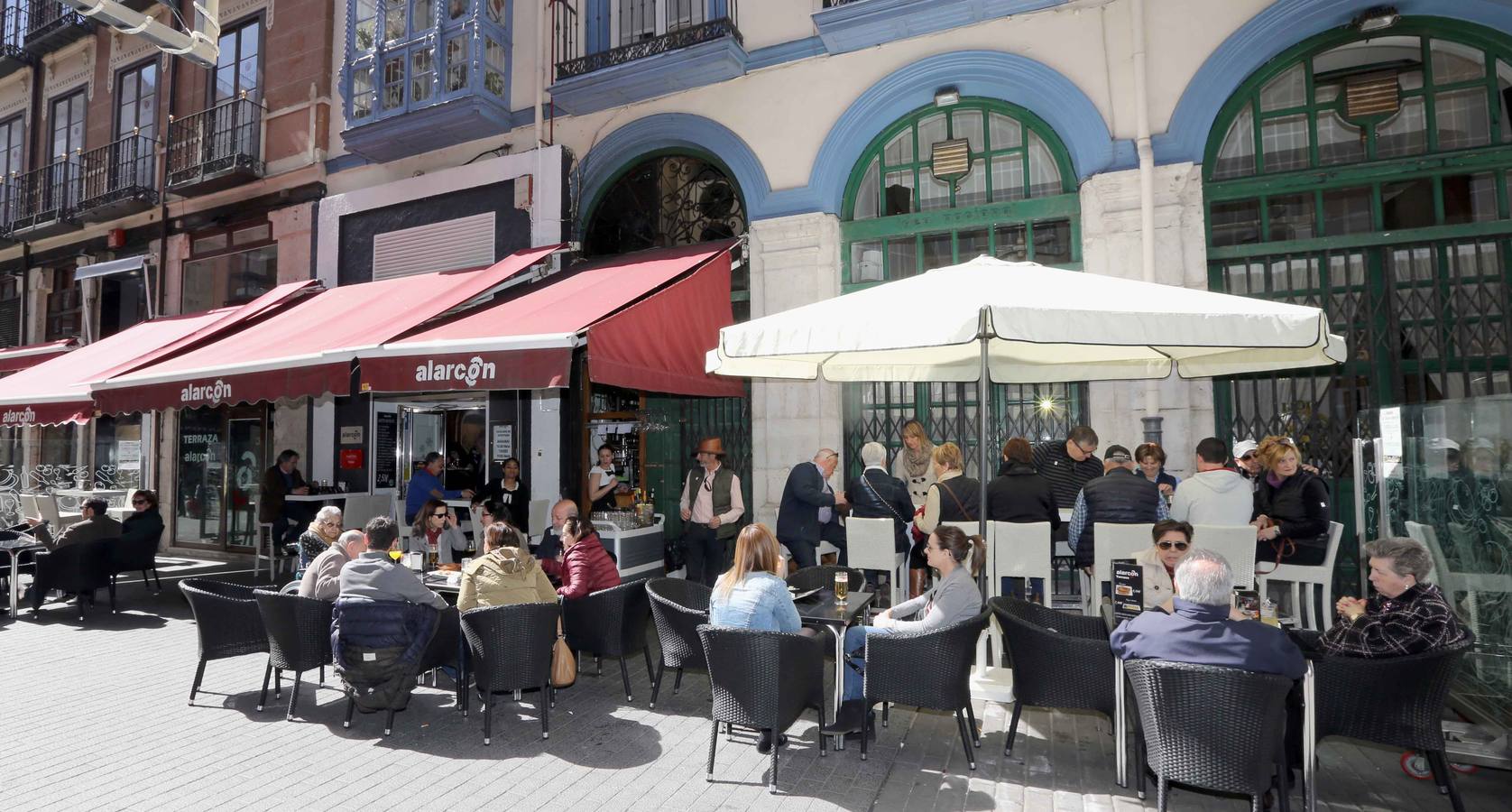 Turistas en Valladolid durante la Semana Santa