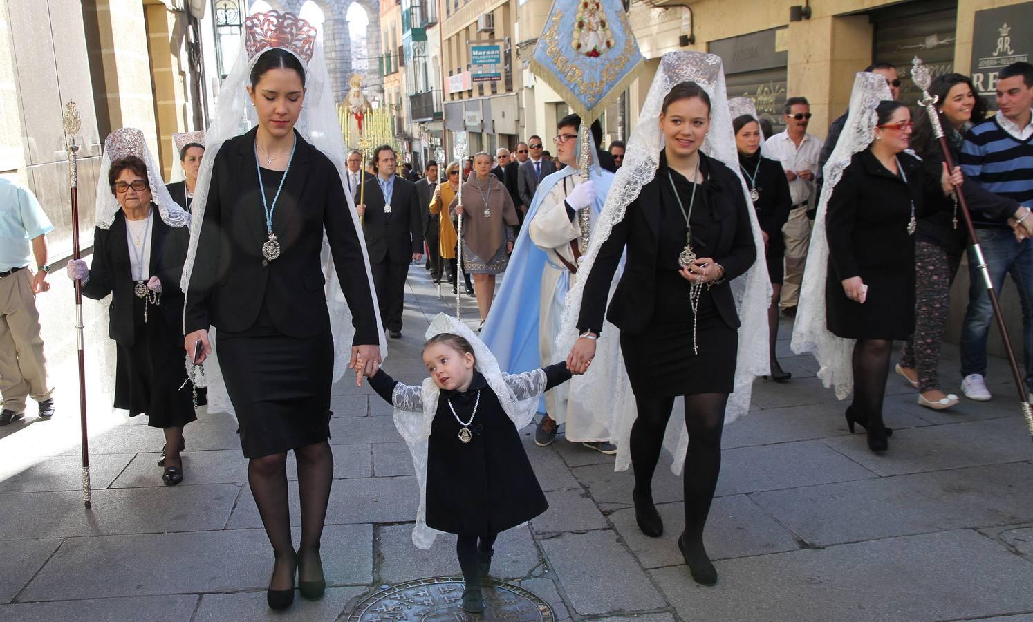 Procesión del encuentro en Segovia