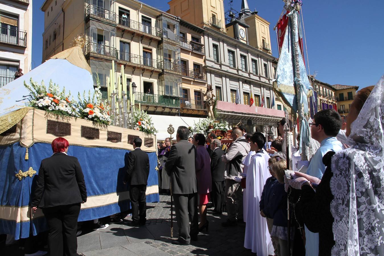 Procesión del encuentro en Segovia