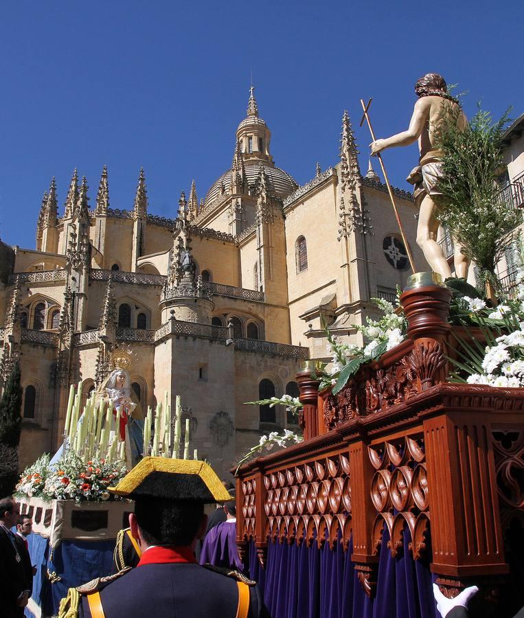 Procesión del encuentro en Segovia