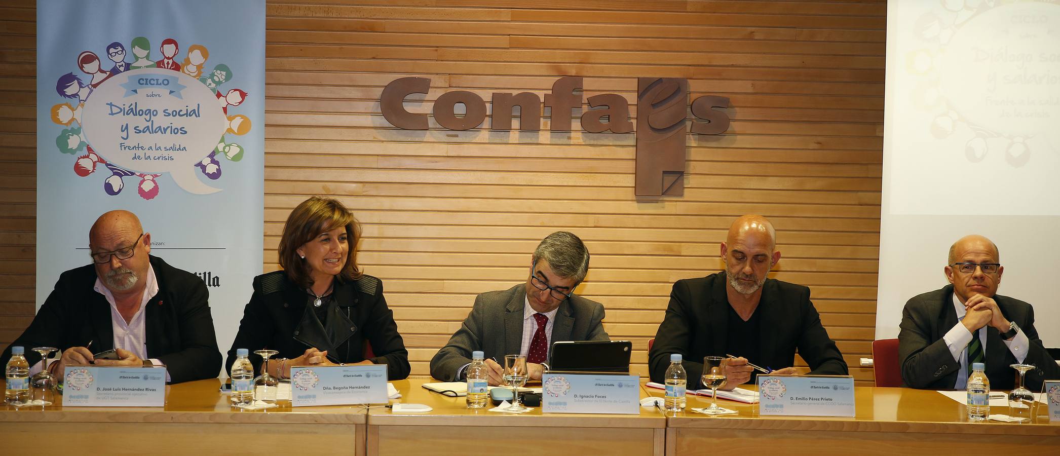 Primera jornada del ciclo &#039;Diálogo Social y salarios frente a la salida de la crisis&#039; celebrada en Salamanca