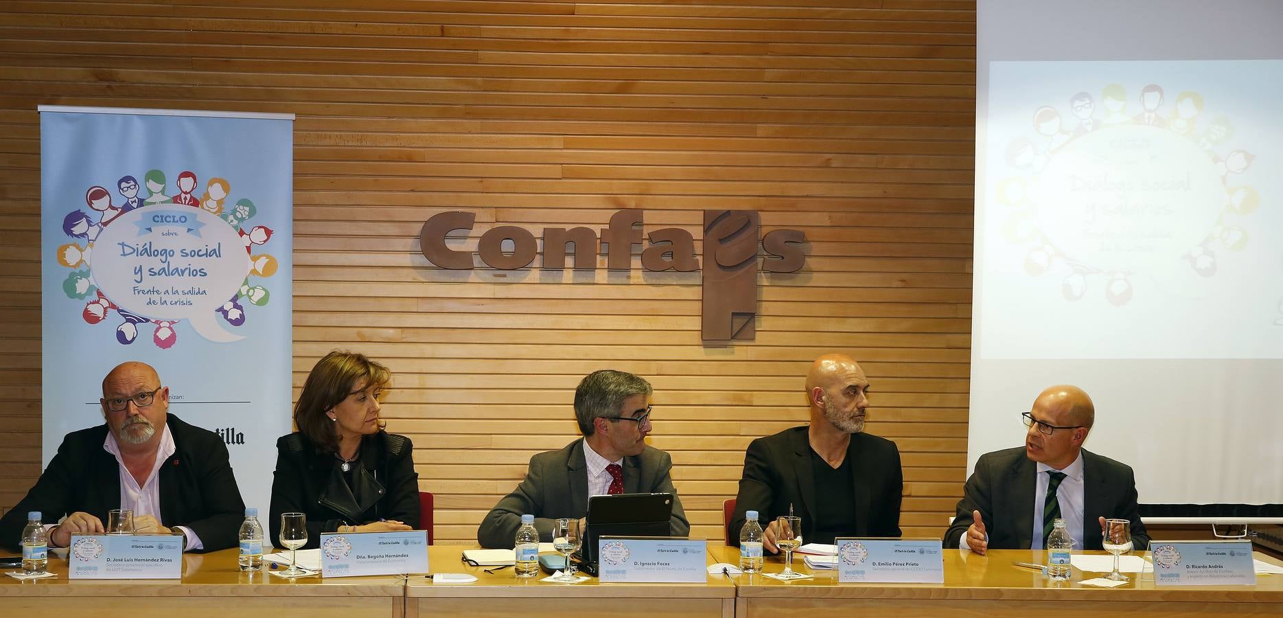 Primera jornada del ciclo &#039;Diálogo Social y salarios frente a la salida de la crisis&#039; celebrada en Salamanca