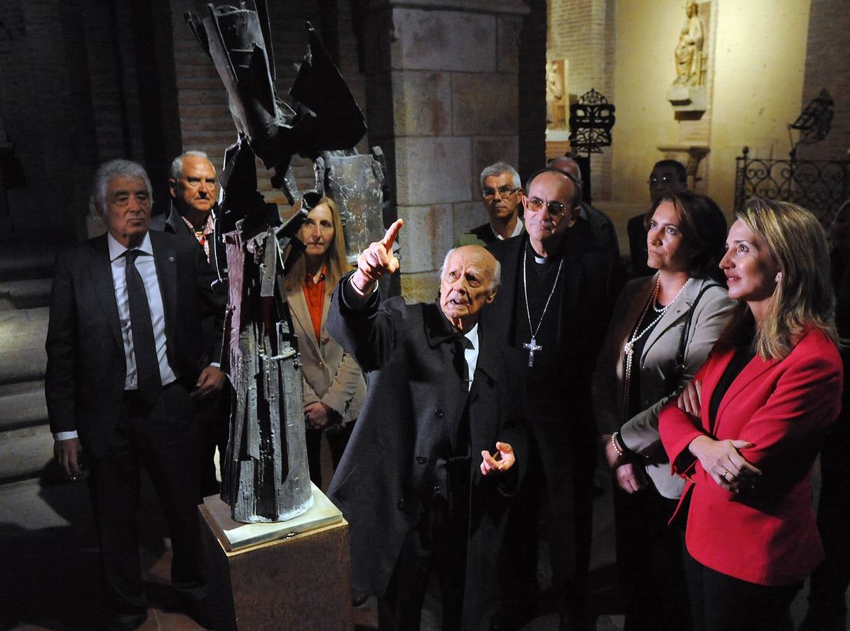 Inauguración de la exposición de Venancio Blanco en Alba de Tormes (Salamanca)