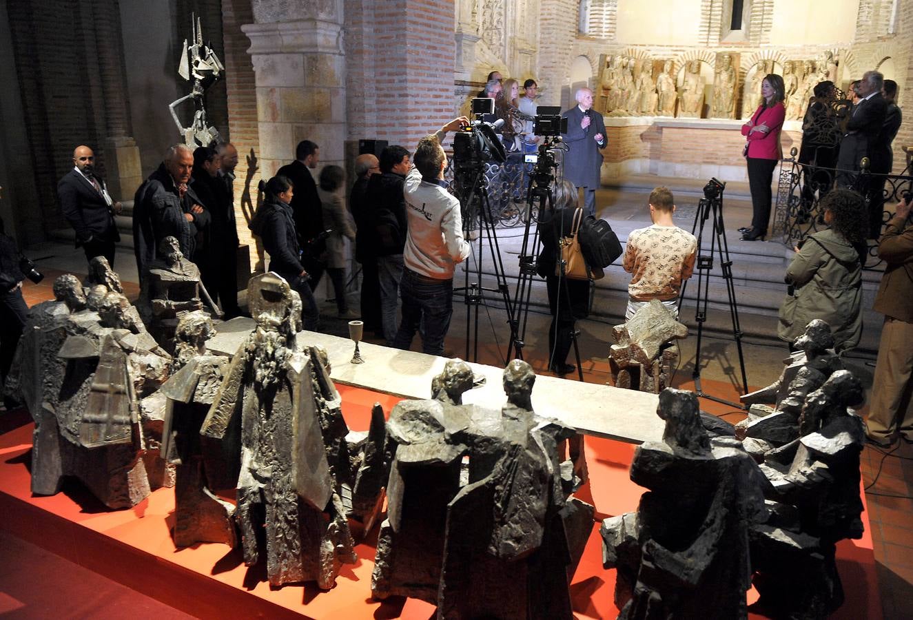 Inauguración de la exposición de Venancio Blanco en Alba de Tormes (Salamanca)