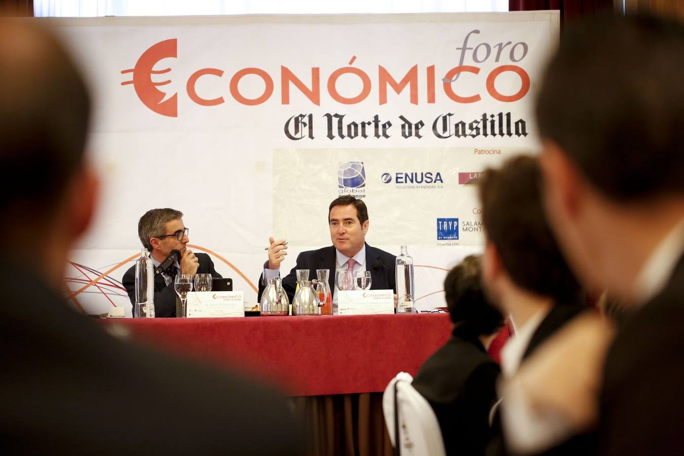 El presidente de Cepyme, Antonio Garamendi en el Foro Económico de El Norte de Castilla en Salamanca