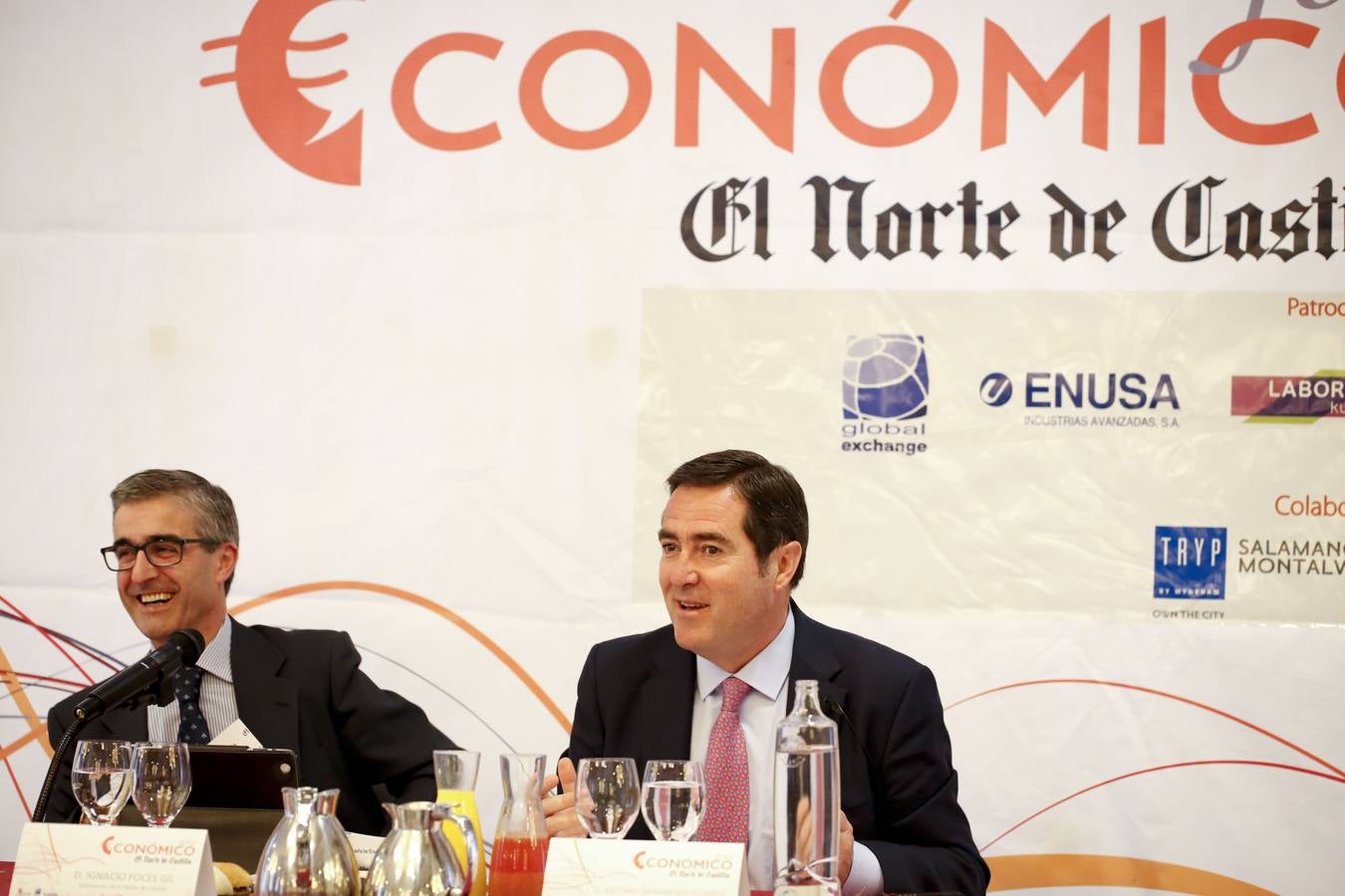 El presidente de Cepyme, Antonio Garamendi en el Foro Económico de El Norte de Castilla en Salamanca