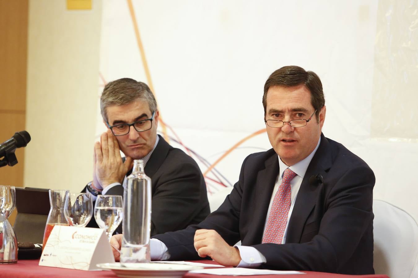 El presidente de Cepyme, Antonio Garamendi en el Foro Económico de El Norte de Castilla en Salamanca