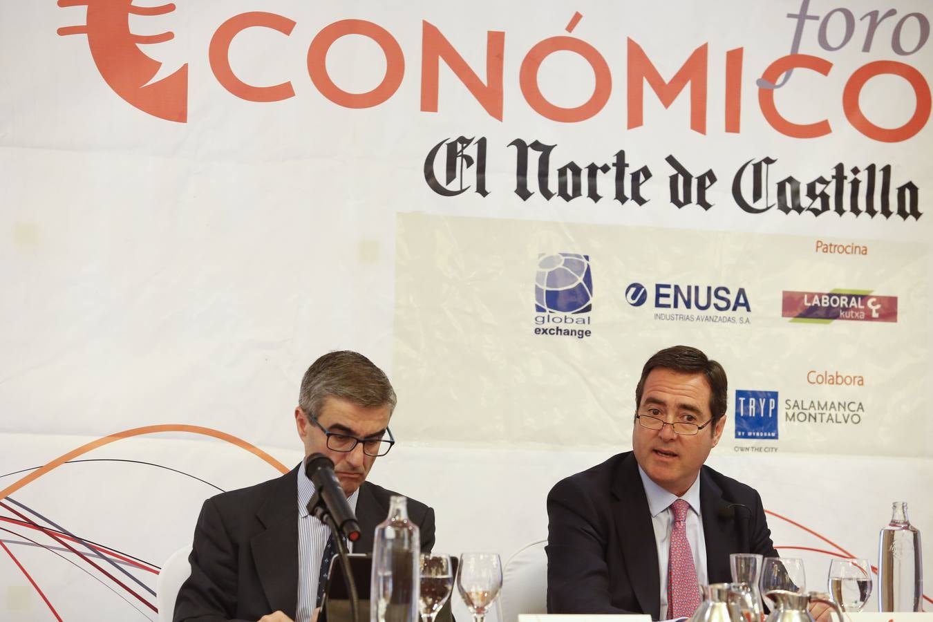 El presidente de Cepyme, Antonio Garamendi en el Foro Económico de El Norte de Castilla en Salamanca