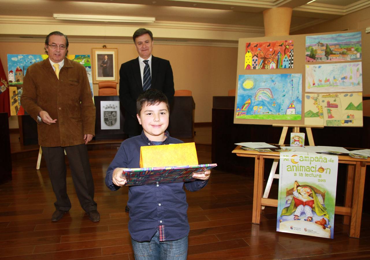 Entrega de los premios del concurso de dibujo y narrativa de la Diputación de Segovia