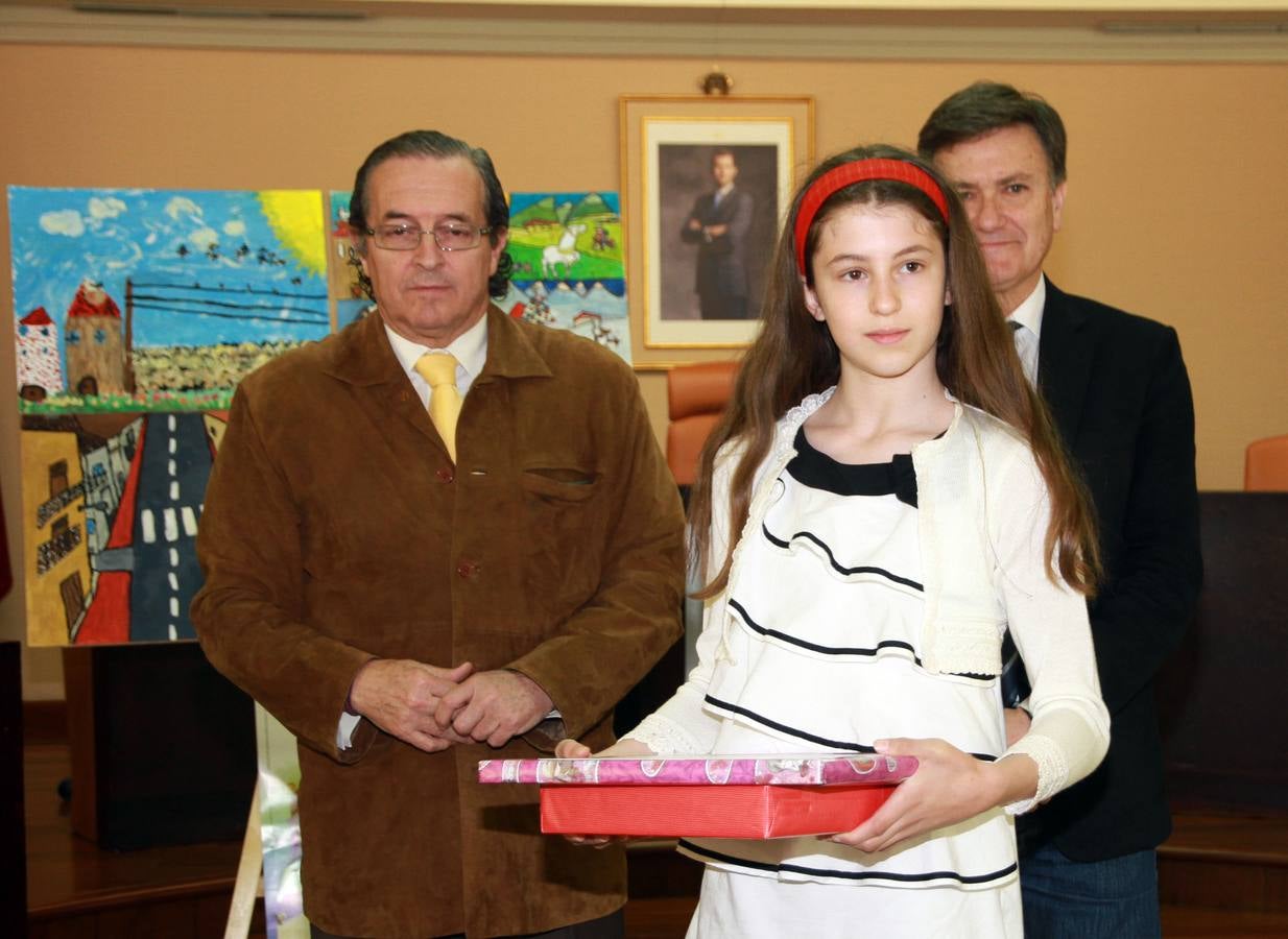 Entrega de los premios del concurso de dibujo y narrativa de la Diputación de Segovia