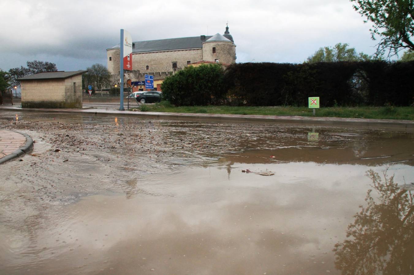 Consecuencias de la tormenta en Simancas