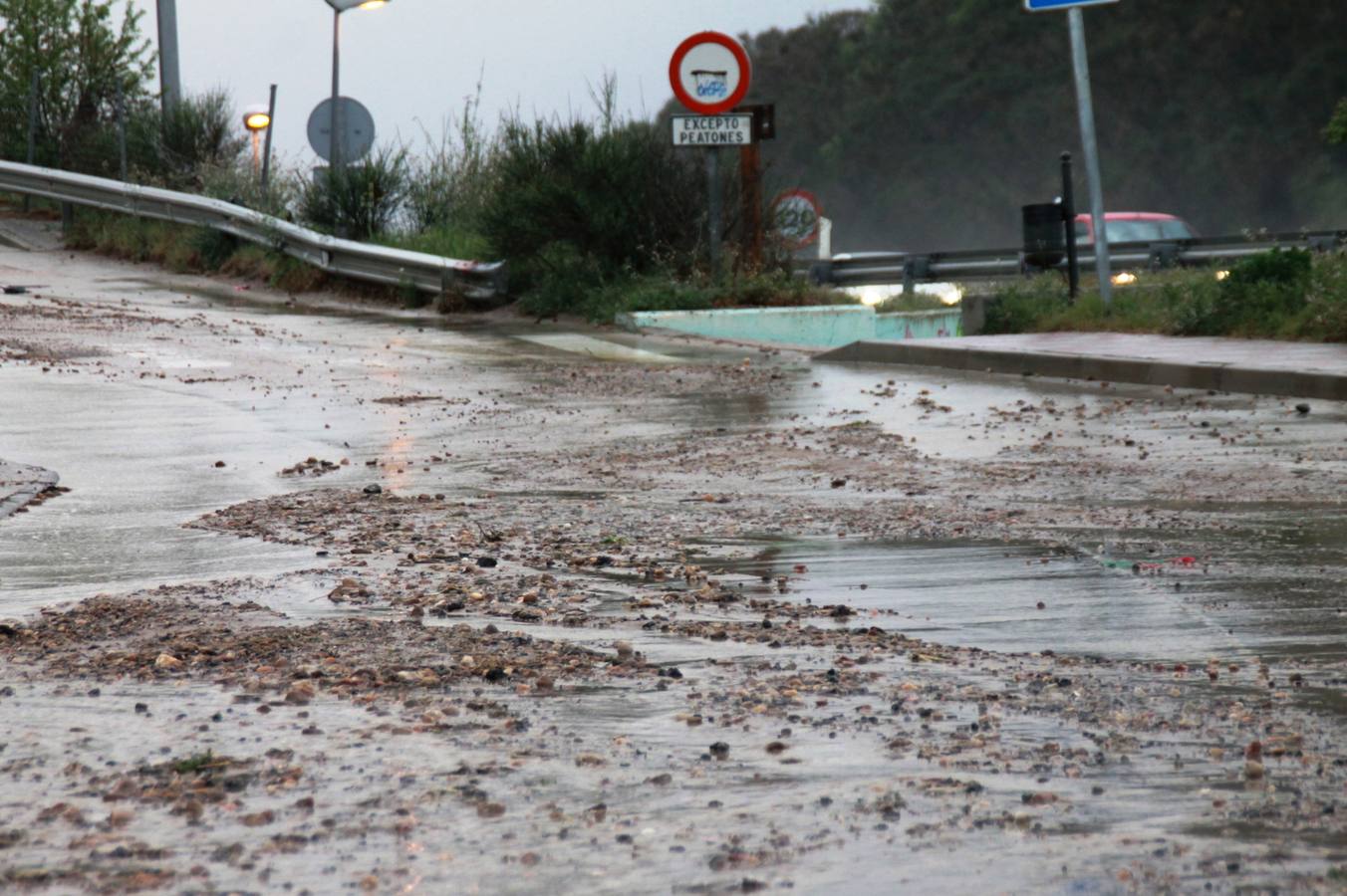 Consecuencias de la tormenta en Simancas