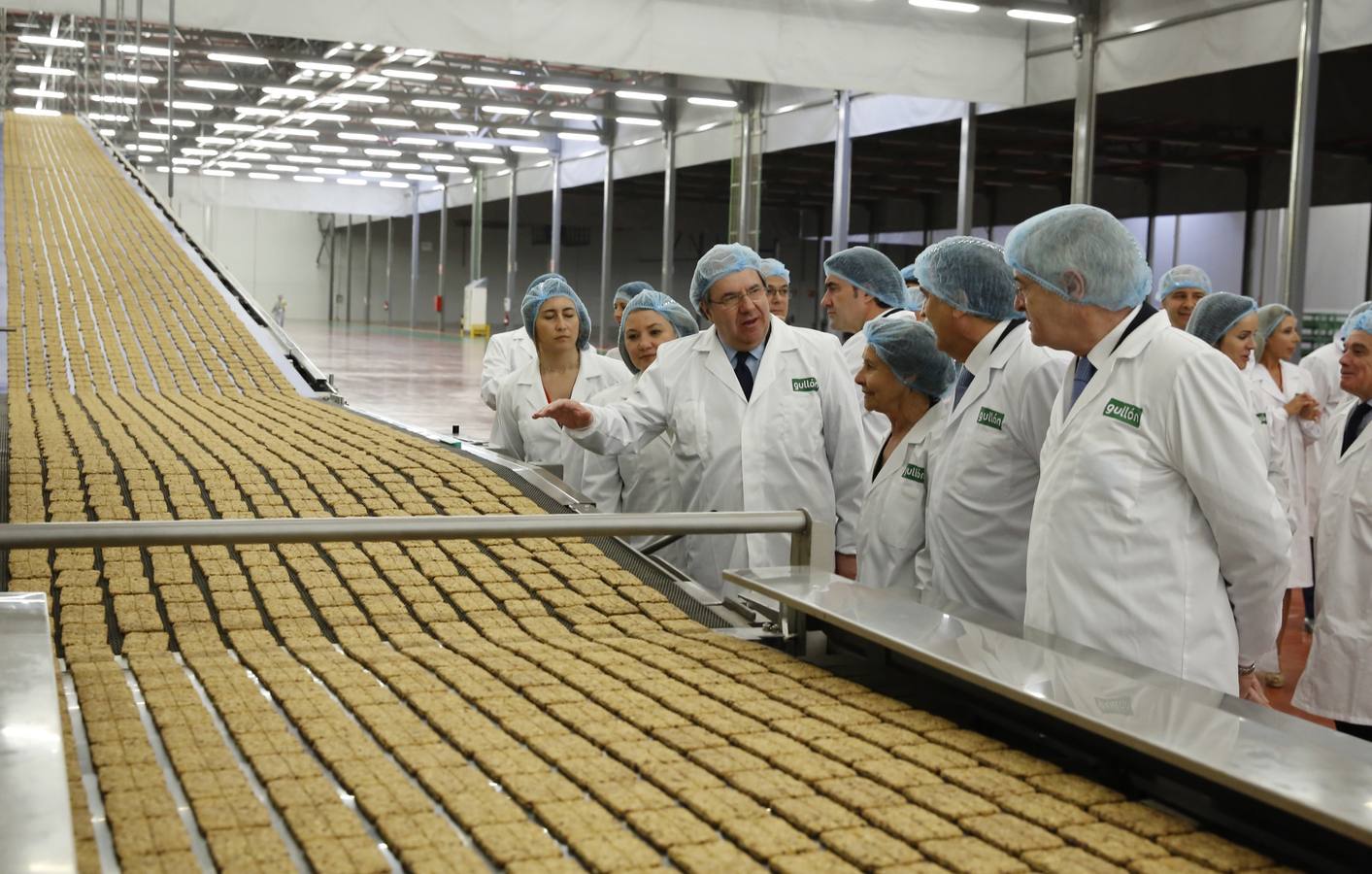 Galletas Gullón inaugura una nueva planta en Aguilar de Campoo (Palencia)
