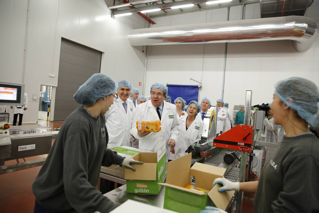 Galletas Gullón inaugura una nueva planta en Aguilar de Campoo (Palencia)