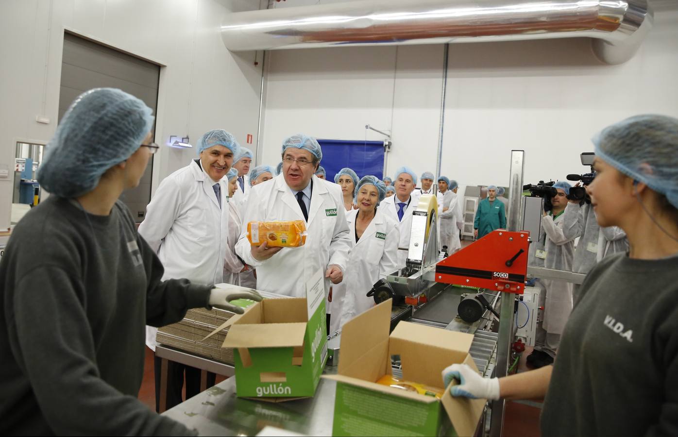 Galletas Gullón inaugura una nueva planta en Aguilar de Campoo (Palencia)