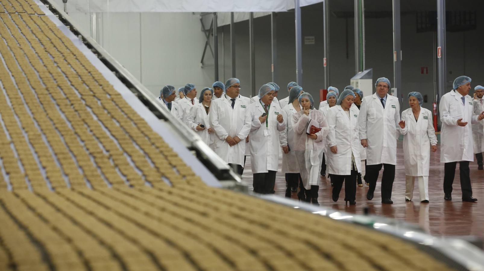 Galletas Gullón inaugura una nueva planta en Aguilar de Campoo (Palencia)