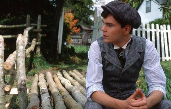 El recientemente fallecido Jonathan Crombie en su papel de Gilbert Blythe.