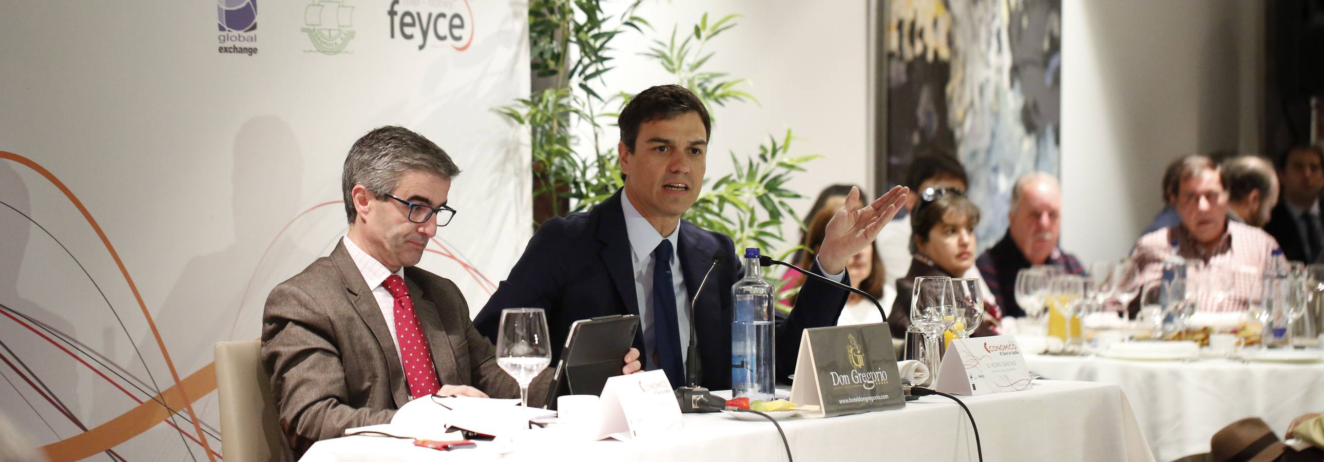 Pedro Sánchez, en el Foro Económico de El Norte de Castilla en Salamanca