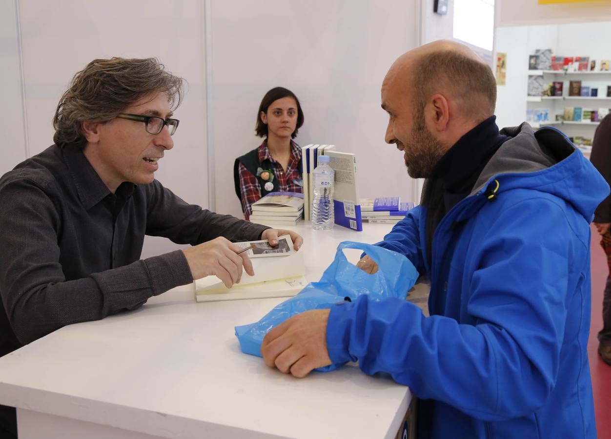 David Trueba en la Feria del Libro de Valladolid