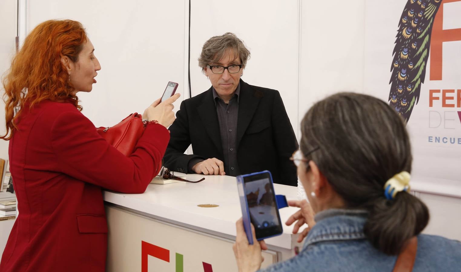 David Trueba en la Feria del Libro de Valladolid