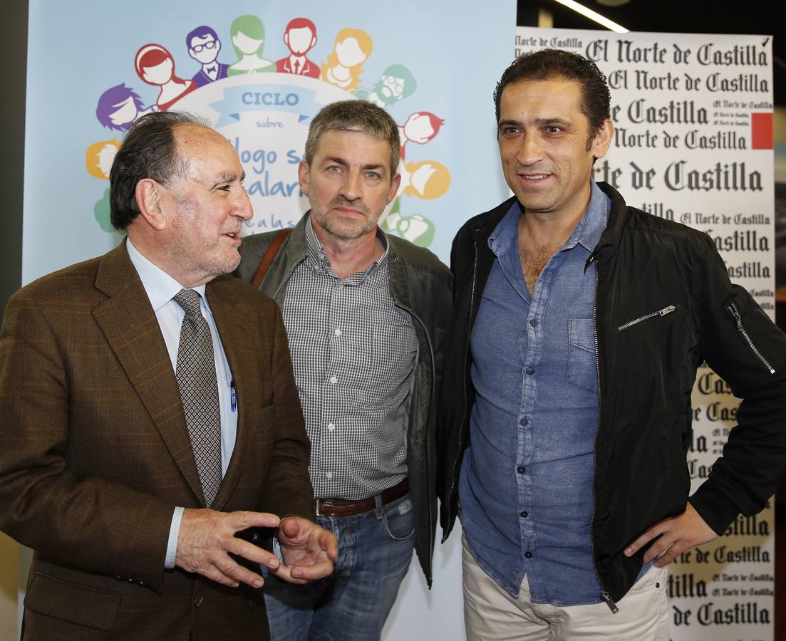 Alfredo Mateos, ex director de Trabajo; Luis Fernández y Vicente Andrés, de CC OO.