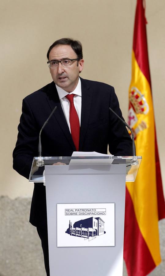 El alcade de Palencia Alfoso Polanco durante su intervención en la entrega de los premios.