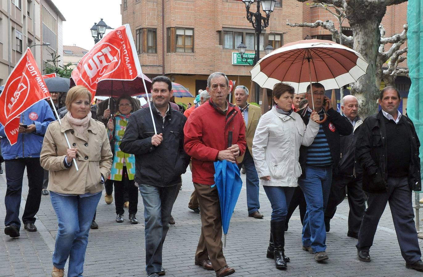 Manifestación del Primero de Mayo en Medina del Campo