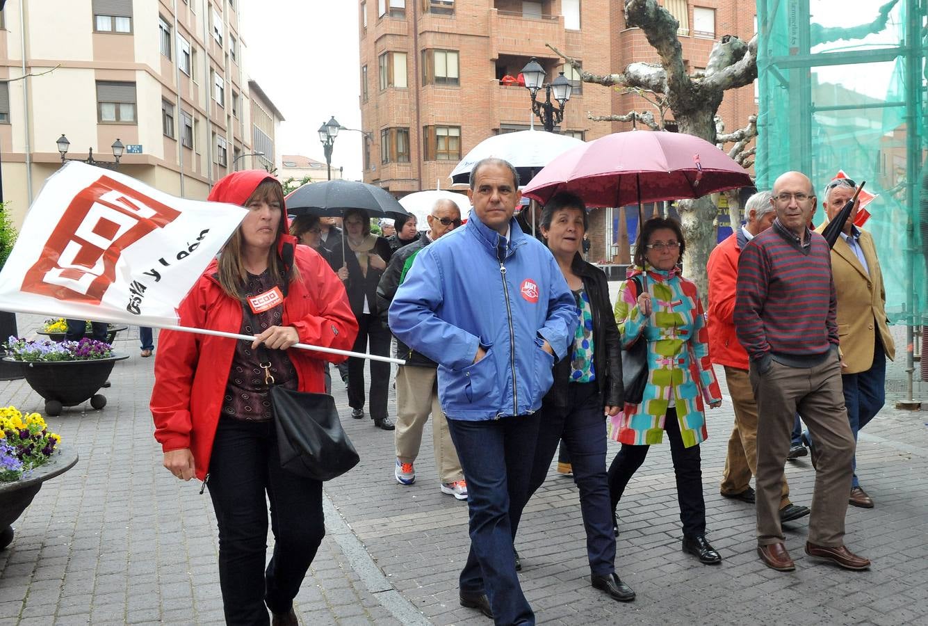 Manifestación del Primero de Mayo en Medina del Campo