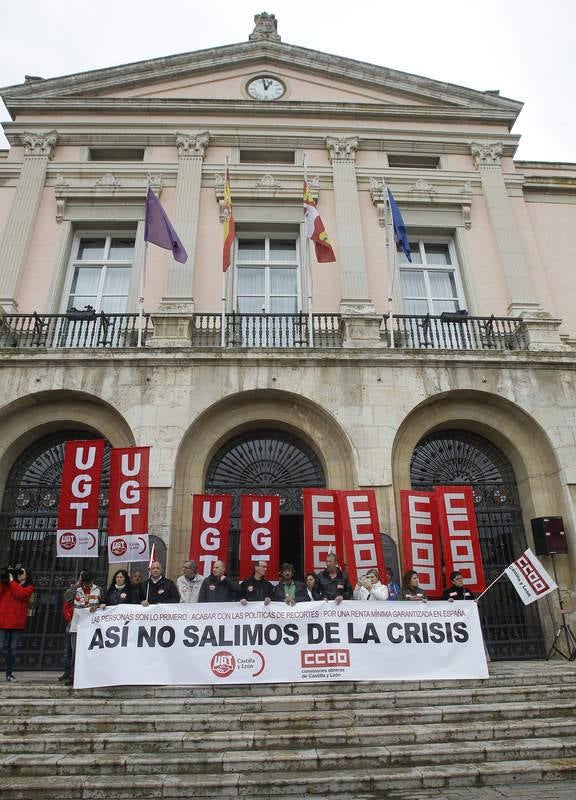 Manifestación del Primero de mayo en Palencia