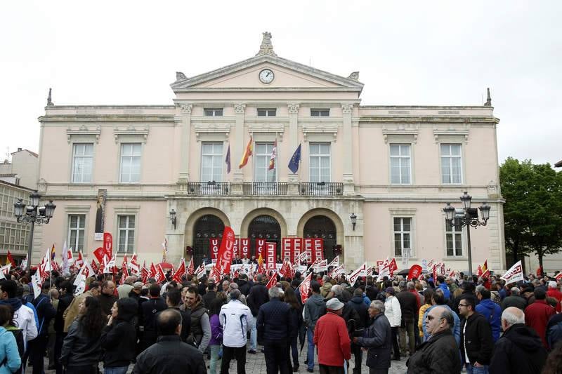 Manifestación del Primero de mayo en Palencia