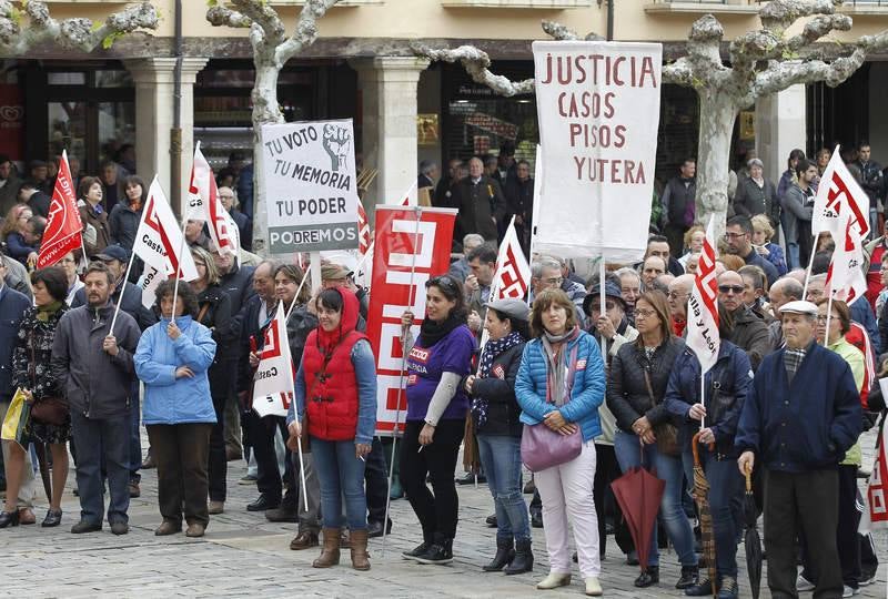 Manifestación del Primero de mayo en Palencia