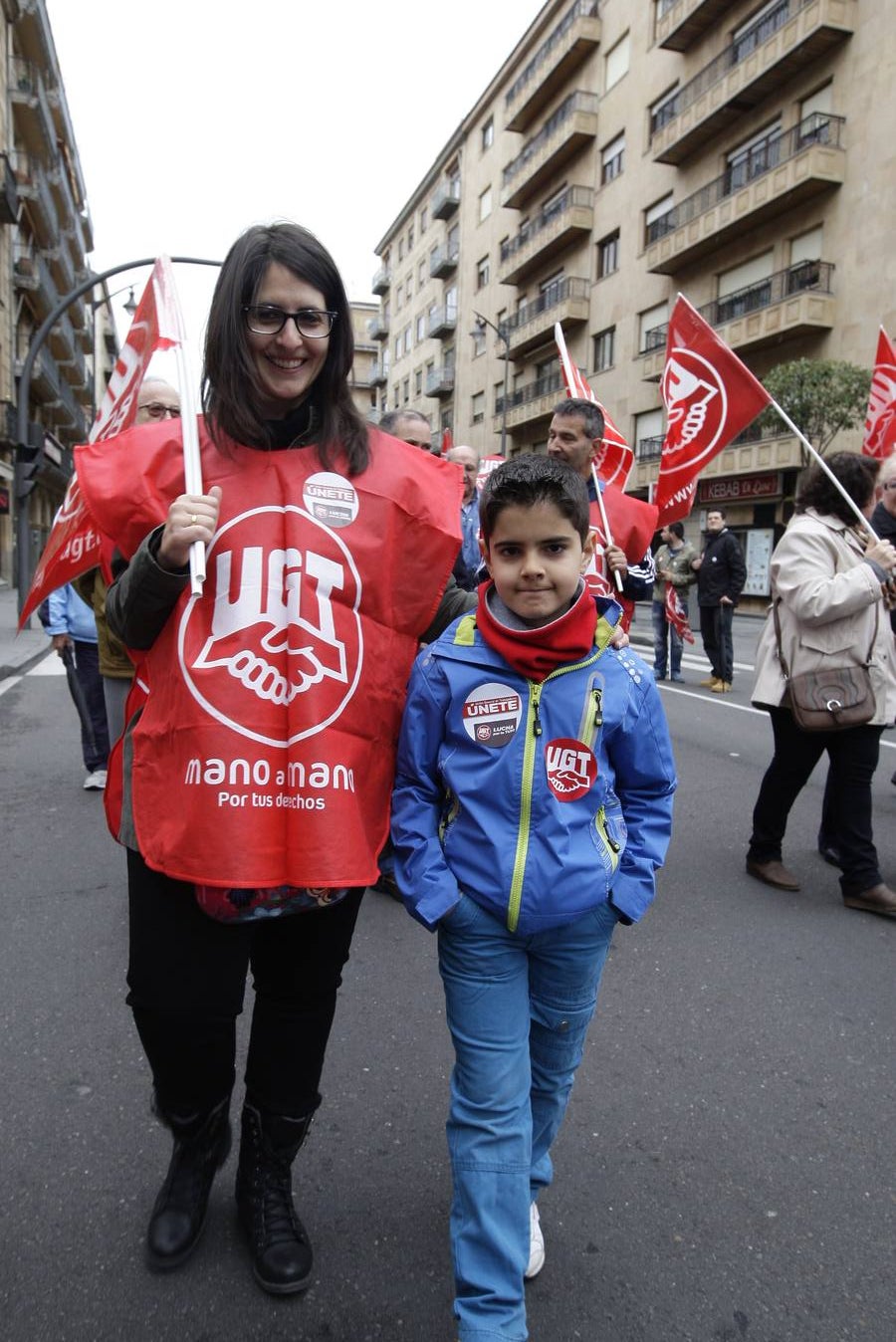 Manifestación del Primero de Mayo en Salamanca (Parte 1)