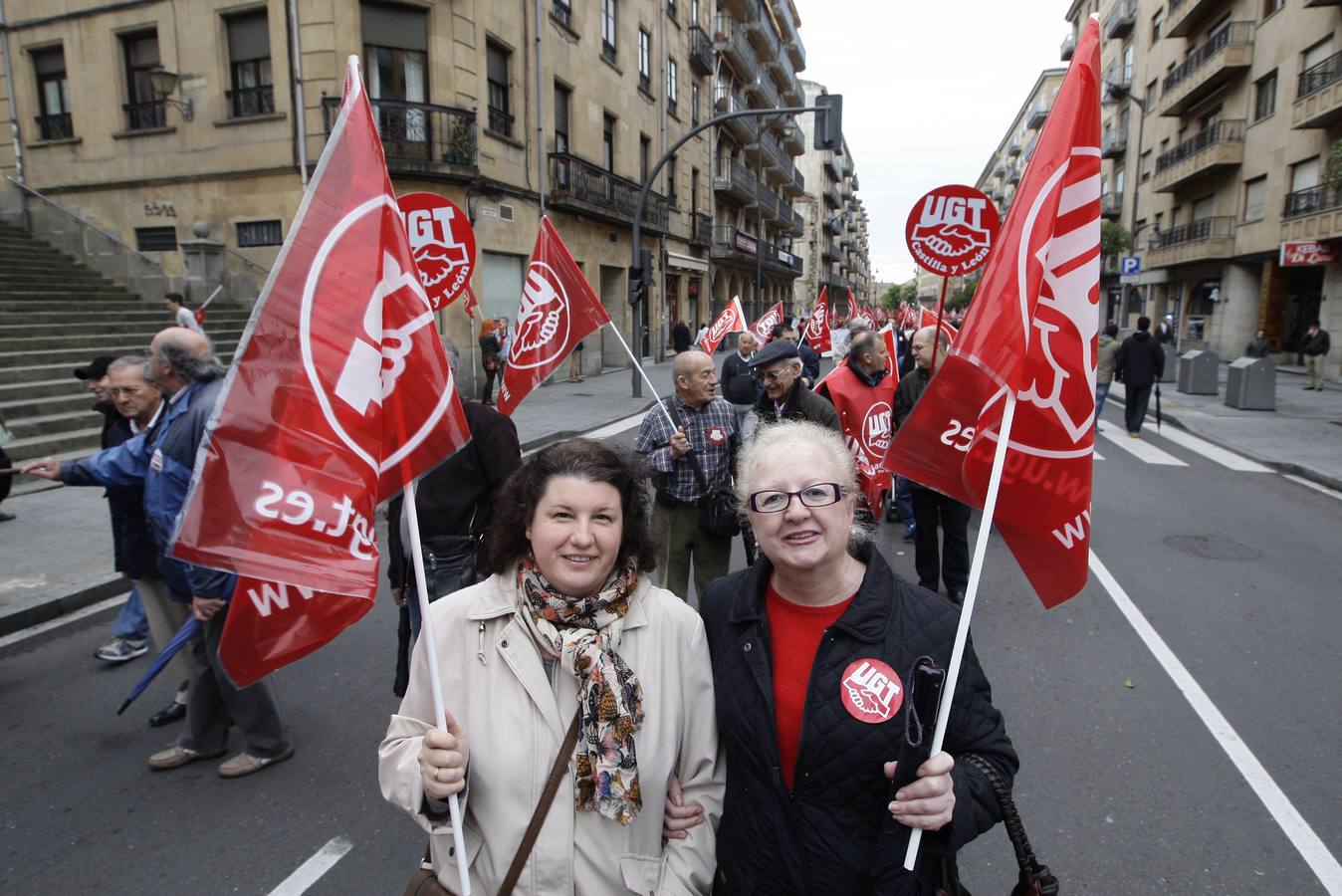 Manifestación del Primero de Mayo en Salamanca (Parte 1)