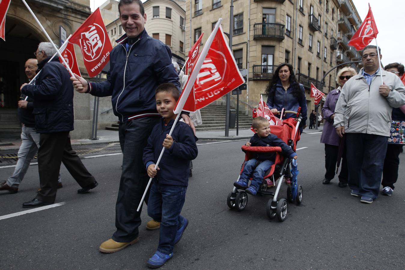 Manifestación del Primero de Mayo en Salamanca (Parte 1)
