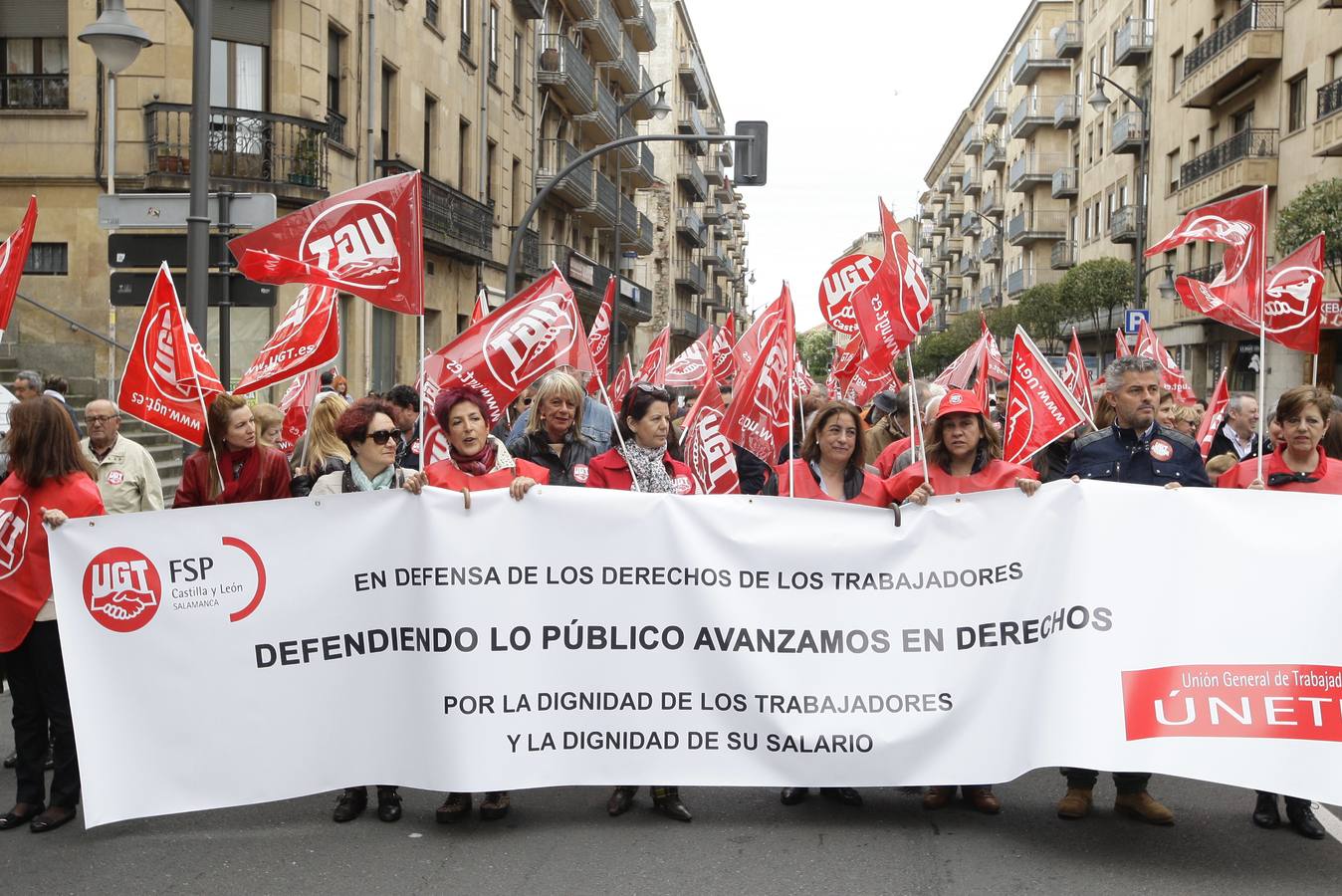 Manifestación del Primero de Mayo en Salamanca (Parte 1)