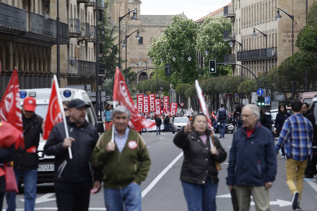 Manifestación del Primero de Mayo en Salamanca (Parte 1)