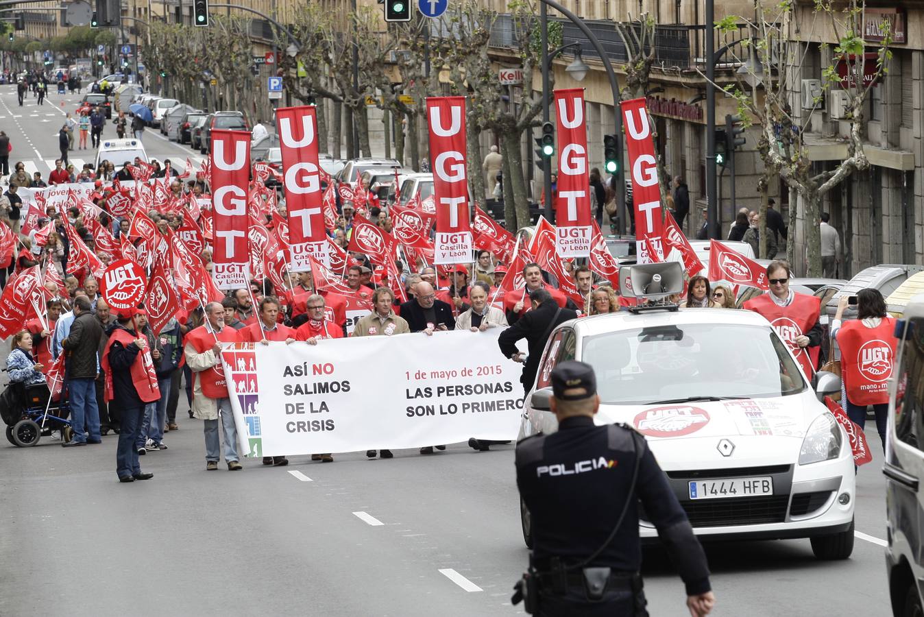 Manifestación del Primero de Mayo en Salamanca (Parte 1)