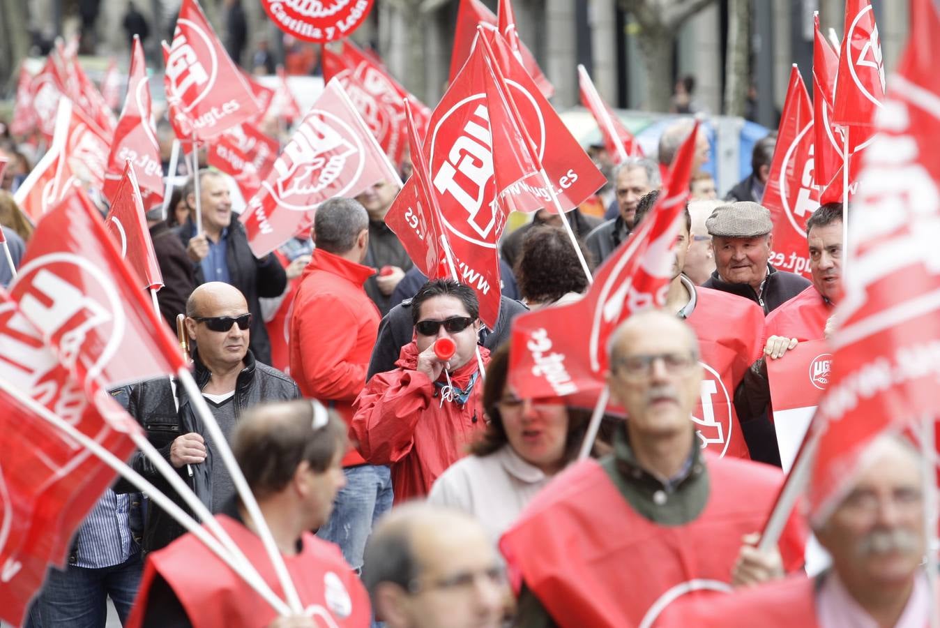 Manifestación del Primero de Mayo en Salamanca (Parte 1)