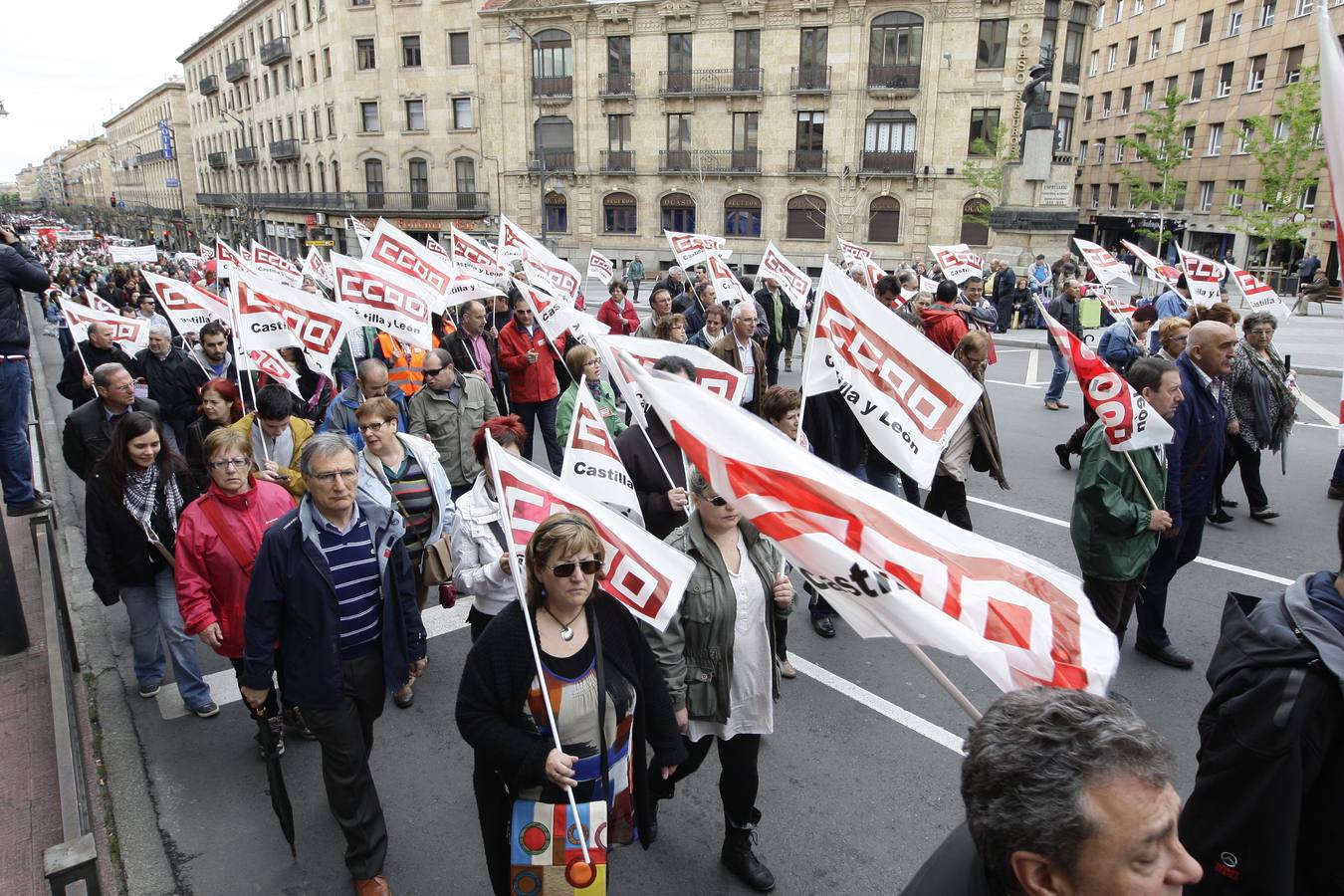 Manifestación del Primero de Mayo en Salamanca (Parte 1)