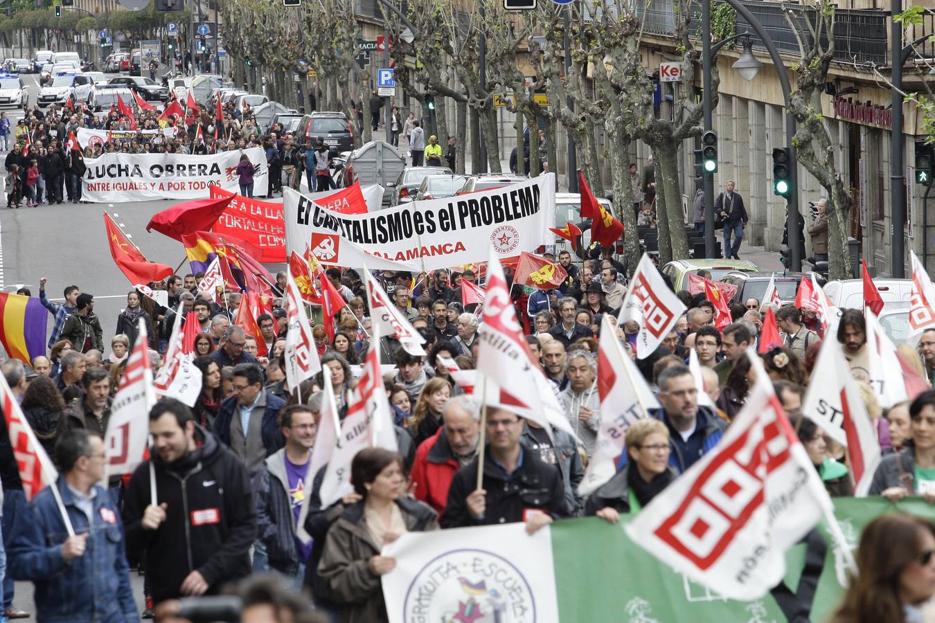 Manifestación del Primero de Mayo en Salamanca (Parte 2)