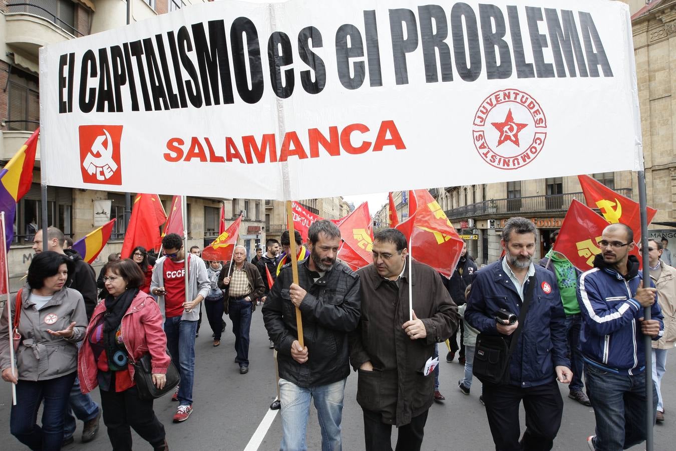 Manifestación del Primero de Mayo en Salamanca (Parte 2)