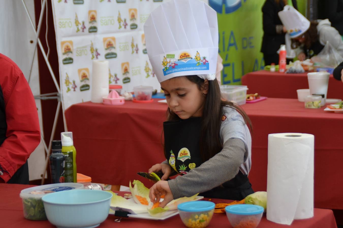 Participantes en el concurso Cuéllar Chef Junior de la Feria de Cuéllar (Segovia)