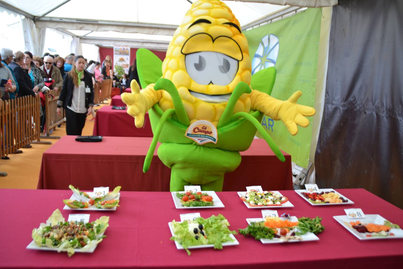 Participantes en el concurso Cuéllar Chef Junior de la Feria de Cuéllar (Segovia)