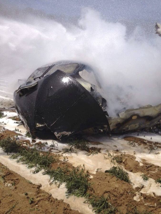 Un Airbus militar se estrella en Sevilla con seis personas a bordo