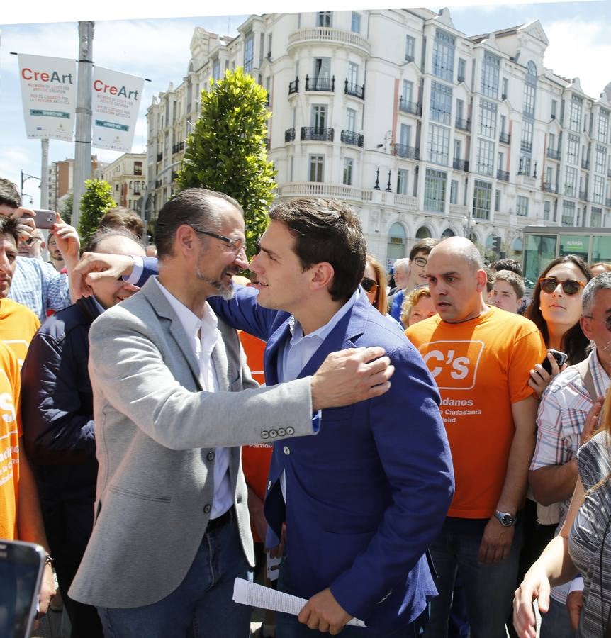 El presidente de Ciudadanos, Albert Rivera, visita Valladolid