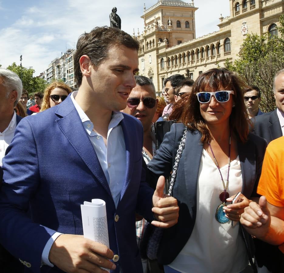 El presidente de Ciudadanos, Albert Rivera, visita Valladolid