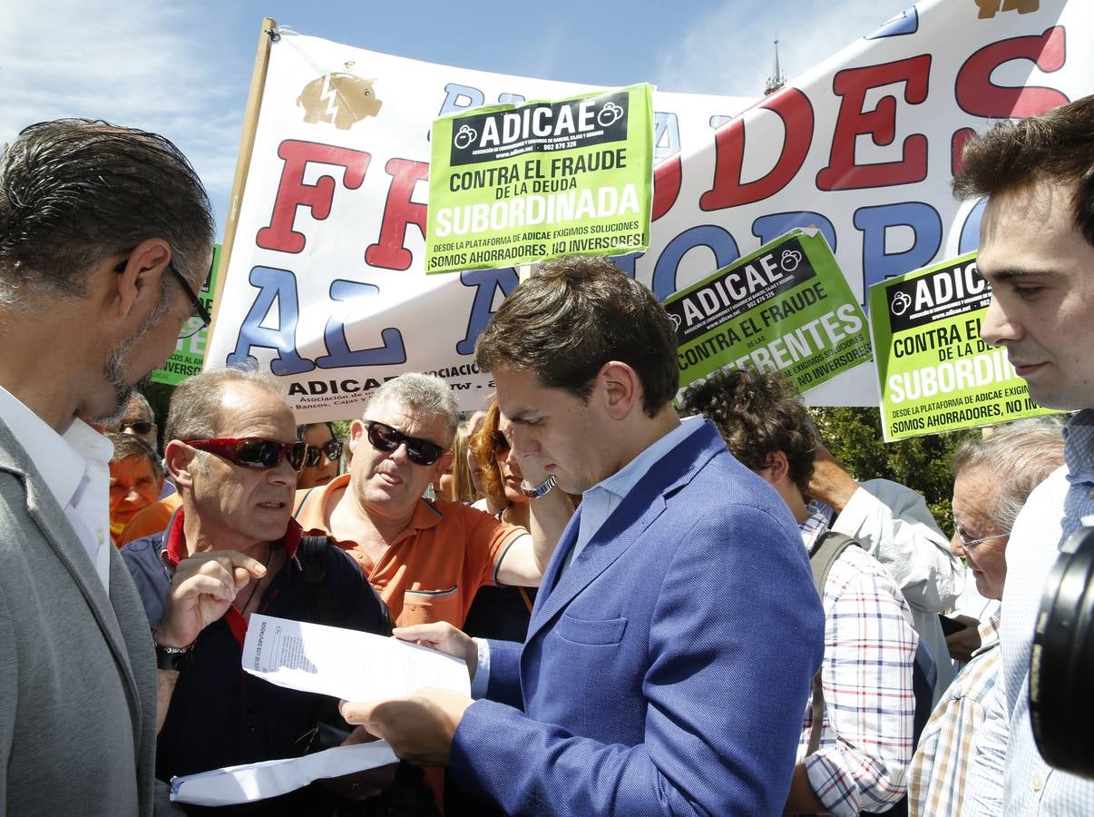 El presidente de Ciudadanos, Albert Rivera, visita Valladolid