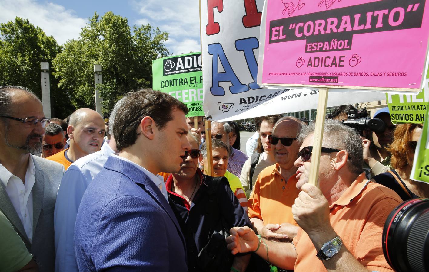 El presidente de Ciudadanos, Albert Rivera, visita Valladolid