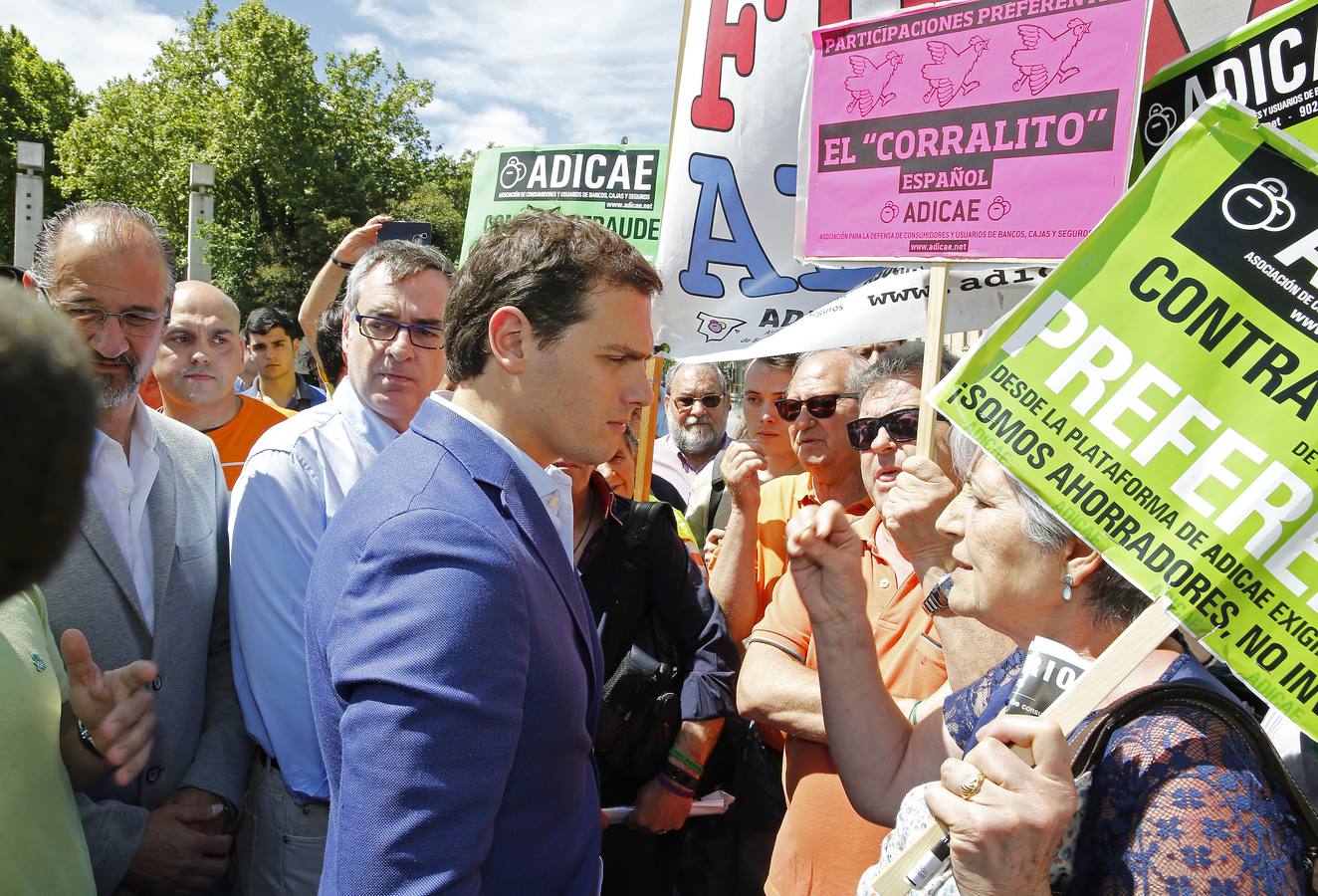 El presidente de Ciudadanos, Albert Rivera, visita Valladolid