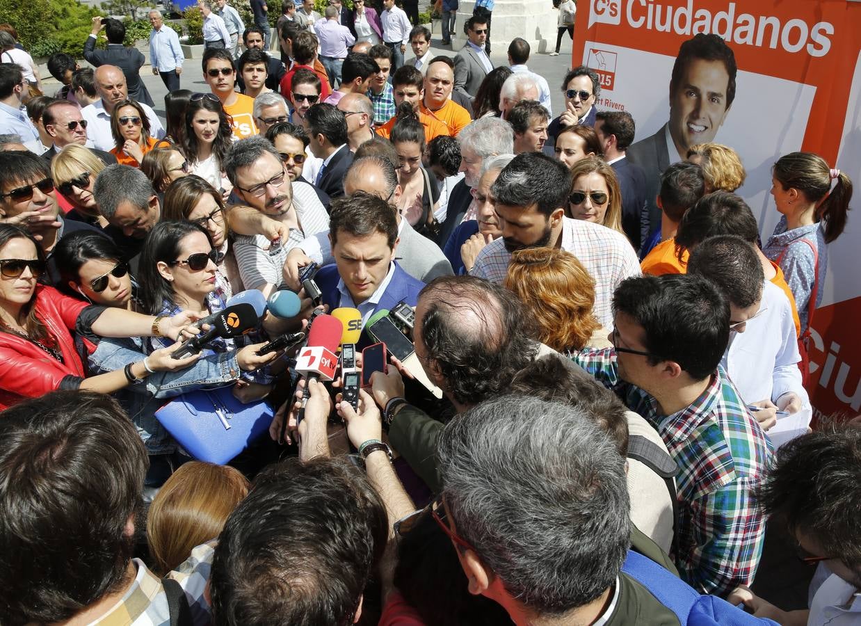 El presidente de Ciudadanos, Albert Rivera, visita Valladolid